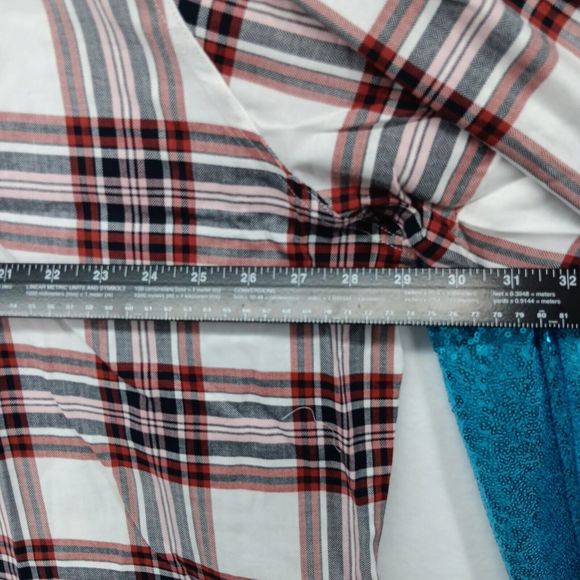 NWT & Bag Barbour Bethwin Button Up Shirt Cloud Check Holiday Plaid Women SZ 14 - Picture 11 of 16